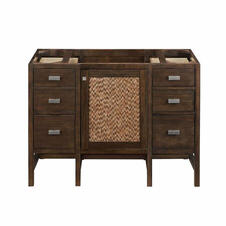 James Martin Vanities Addison 48in Single Vanity Cabinet, Mid-Century Acacia E444-V48-MCA